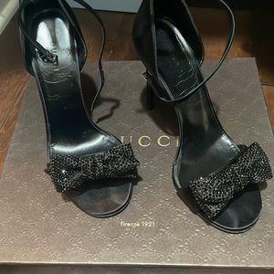 Authentic Black Gucci Heels